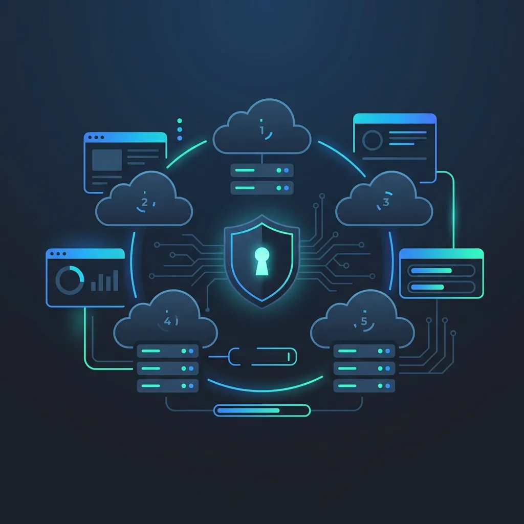 Comparison representation of 5 Best TeraBox Alternatives for 2026 with cloud storage themes