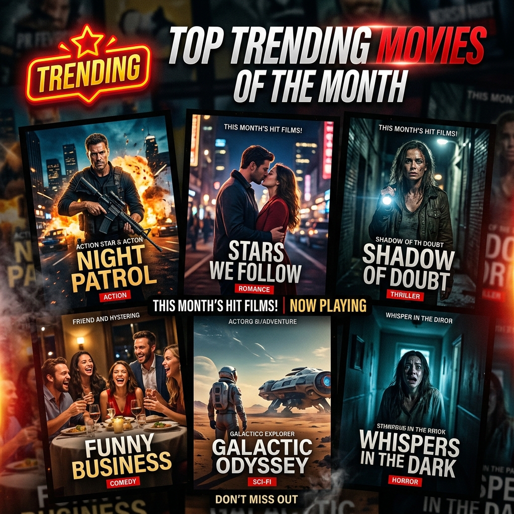 Trending Movies This Month: What Everyone is Watching